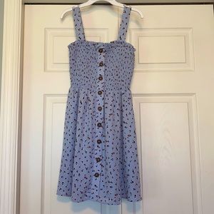 Sierra Sky light blue flower dress